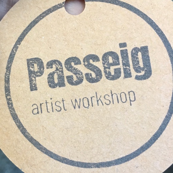 Handmade Long Black 'O' Shape Rubber Seed Bead Drop Dangle Earrings - Picture 15 of 16